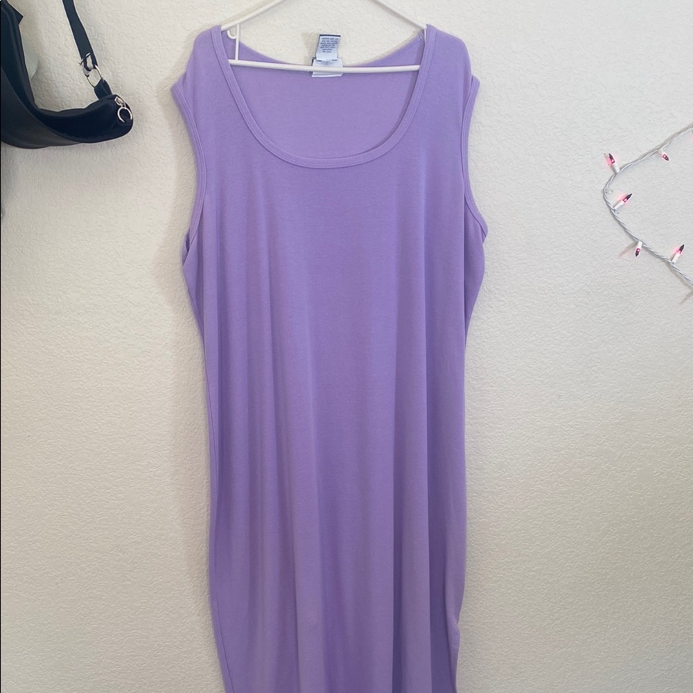 Lavender Sleeveless Dress